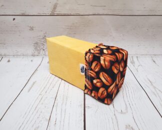 Couvre-fromage XL Taille & Retailles en tissu Café