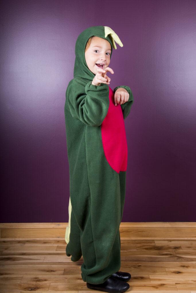 Costume d'Halloween pour enfant : Dinosaure