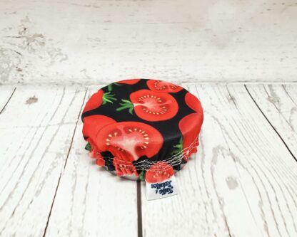 Mini couvre-bol Taille & Retailles en tissu Tomates