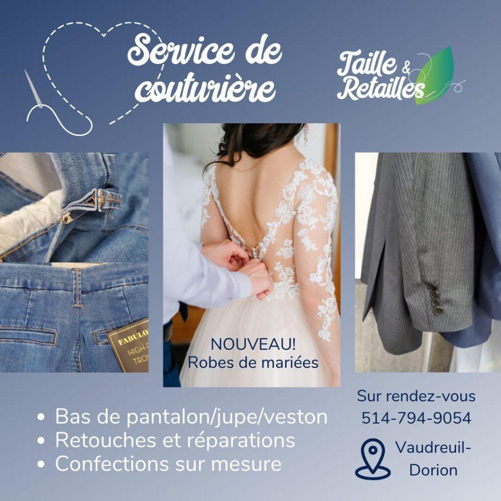 Service de couturière 2025