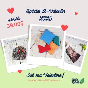 Spécial St-Valentin 2025 : Ensemble "Soit ma Valentine""