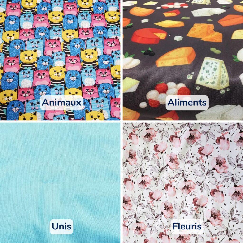 Taille & Retailles offre un grand choix de couleurs et d'imprimés pour tous les goûts