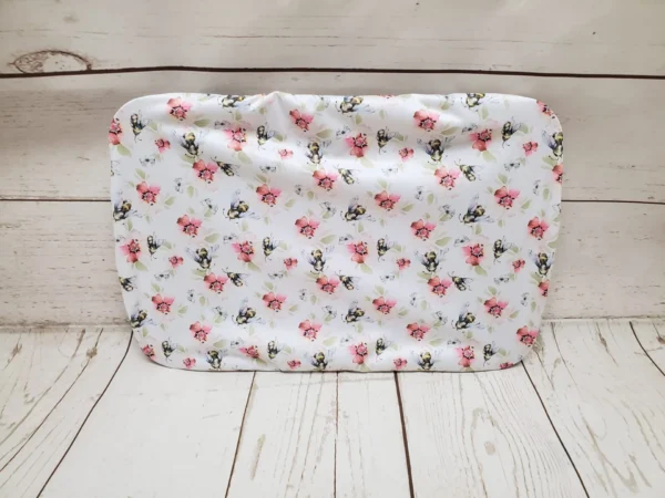 Couvre-bol rectangulaire (lasagne) Taille & Retailles en tissu Abeilles butineuses