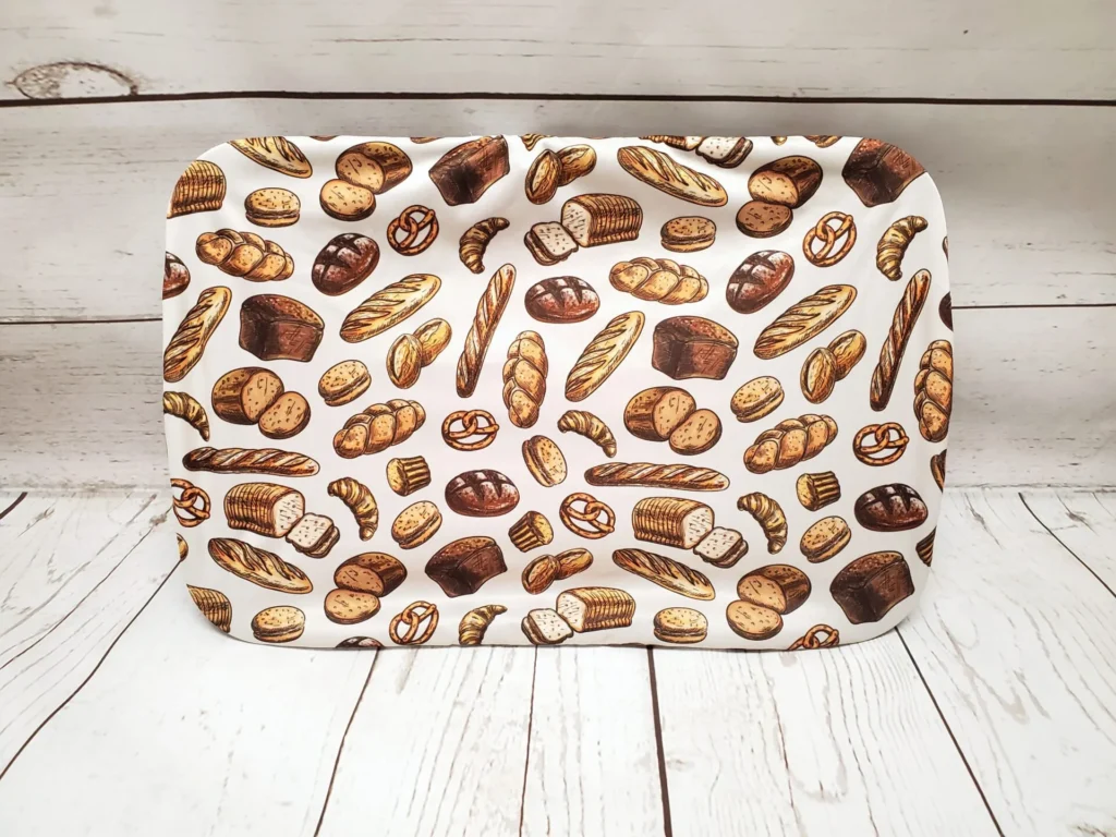 Couvre-bol rectangulaire (lasagne) Taille & Retailles en tissu Pains