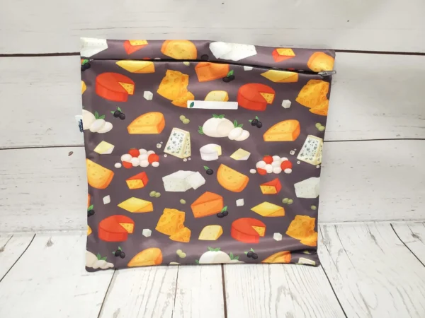 Grand sac alimentaire pour conservation et congélation Taille & Retailles en tissu Fromages