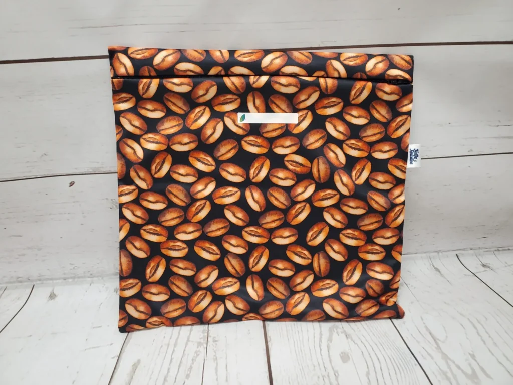 Grand sac congélation Taille & Retailles en tissu Café-001