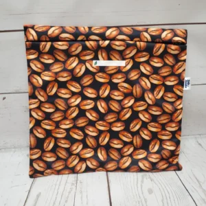 Grand sac congélation Taille & Retailles en tissu Café-001