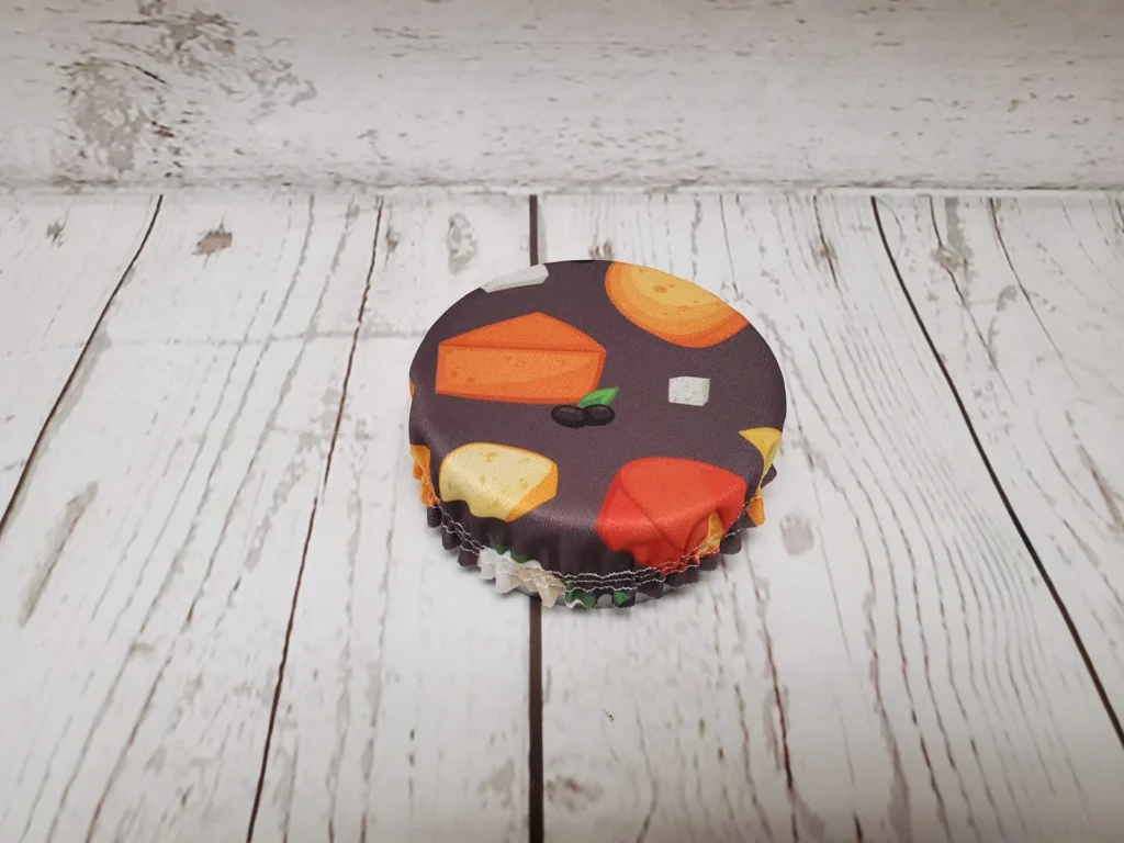 Mini couvre-bol Taille & Retailles en tissu Fromages