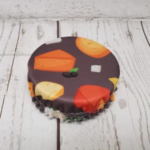 Mini couvre-bol Taille & Retailles en tissu Fromages