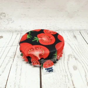 Mini couvre-bol Taille & Retailles en tissu Tomates