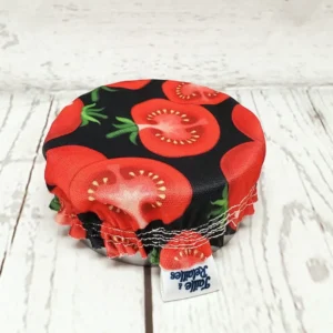 Mini couvre-bol Taille & Retailles en tissu Tomates
