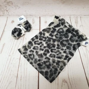 Petit sac en filet Taille & Retailles en tissu Léopard