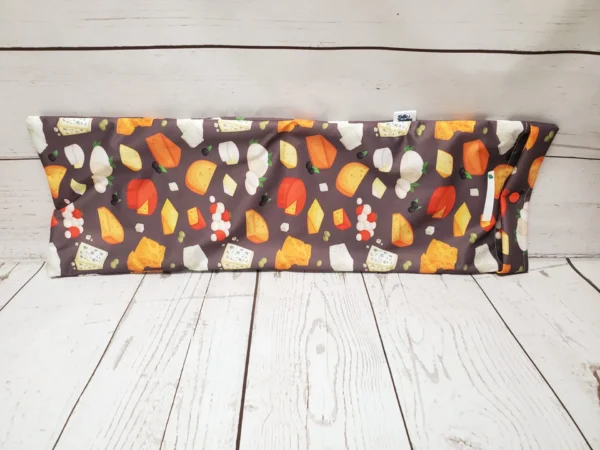 Sac à pain baguette Taille & Retailles en tissu Fromages - vue de face
