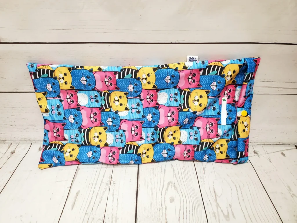 Sac à pain miche Taille & Retailles en tissu Chats colorés