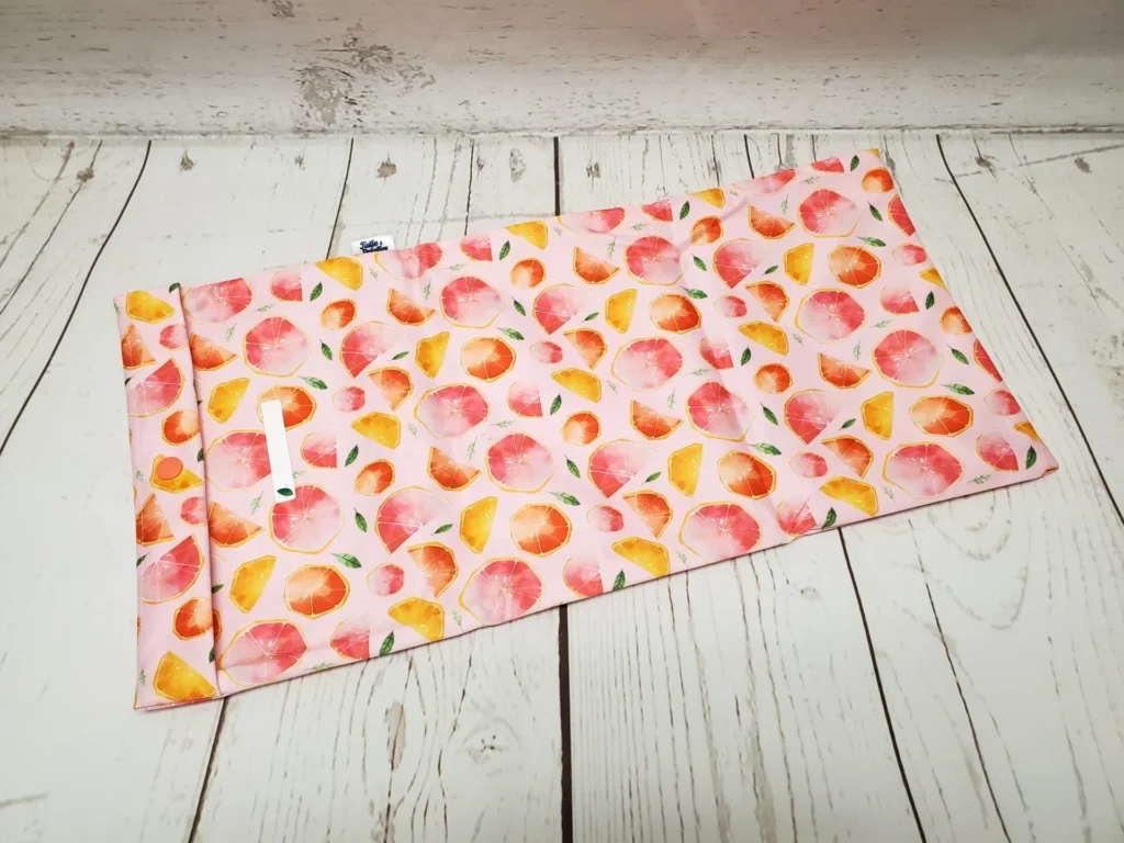 Sac à pain miche Taille & Retailles en tissu Pamplemousse rose