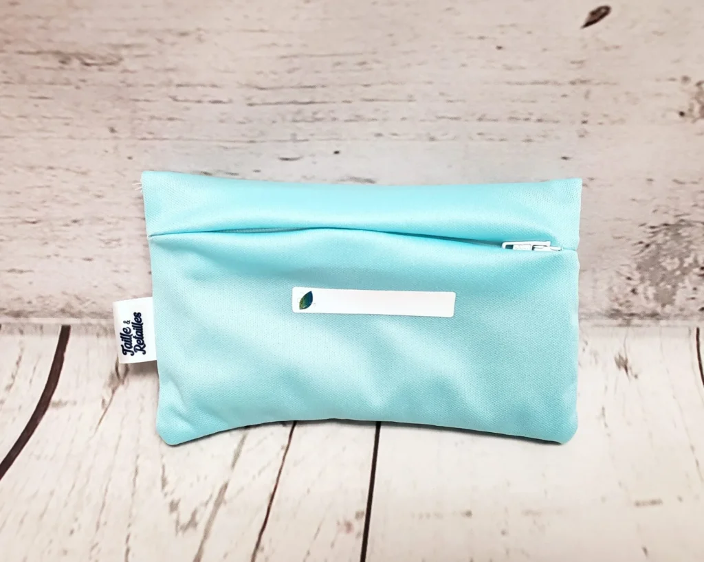 Sac collation Taille & Retailles en tissu Aqua