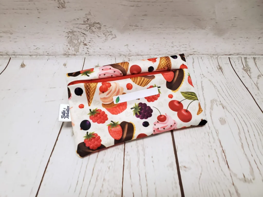 Sac collation Taille & Retailles en tissu Petites gâteries