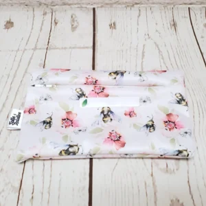 Sac collation réutilisable Taille & Retailles en tissu Abeilles butineuses