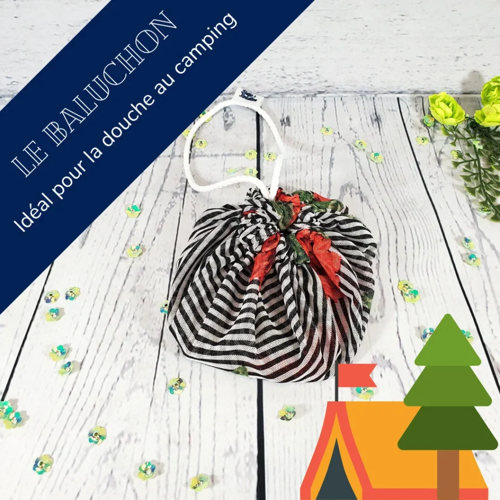 Baluchon pour douches en camping