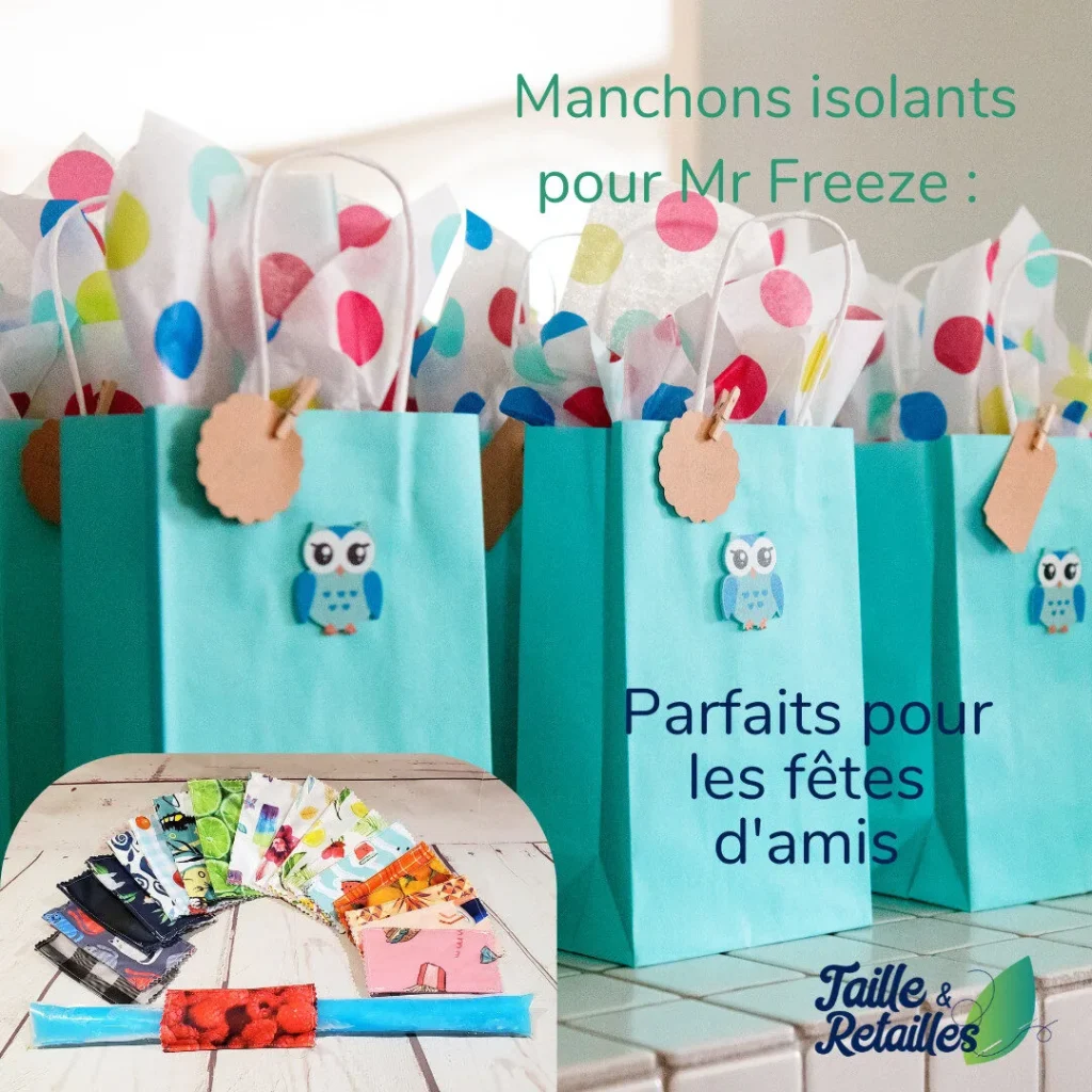 Couvre Mr Freeze Taille & Retailles : parfaits pour les sacs surprises de fête d'enfants
