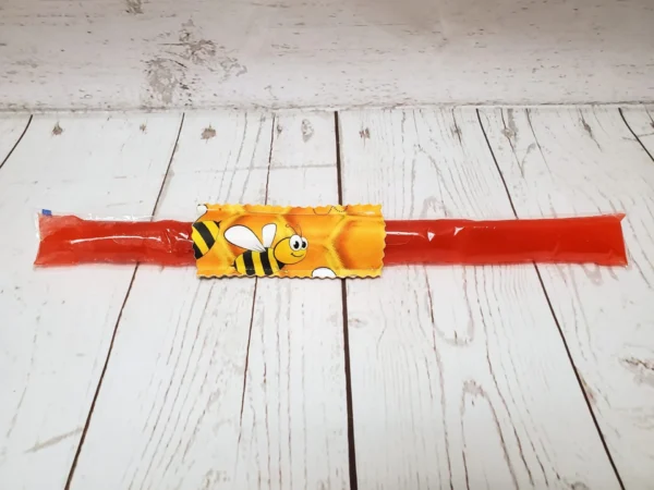Couvre bâton glacé Taille & Retailles en tissu Abeilles