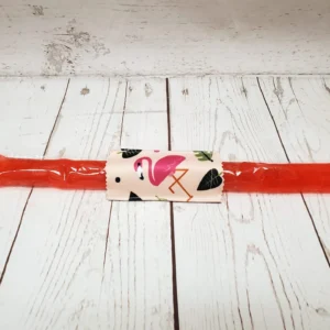 Couvre bâton glacé Taille & Retailles en tissu Flamants