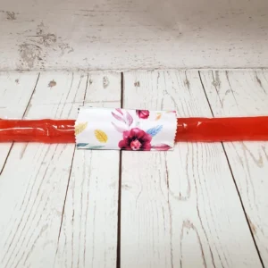 Couvre bâton glacé Taille & Retailles en tissu Fleuri