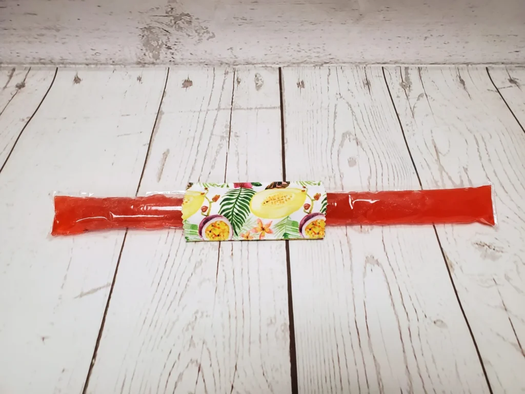 Couvre bâton glacé Taille & Retailles en tissu Tropical