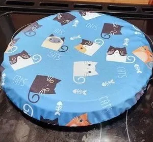 Couvre-bol sur mesure Taille & Retailles rond 17"