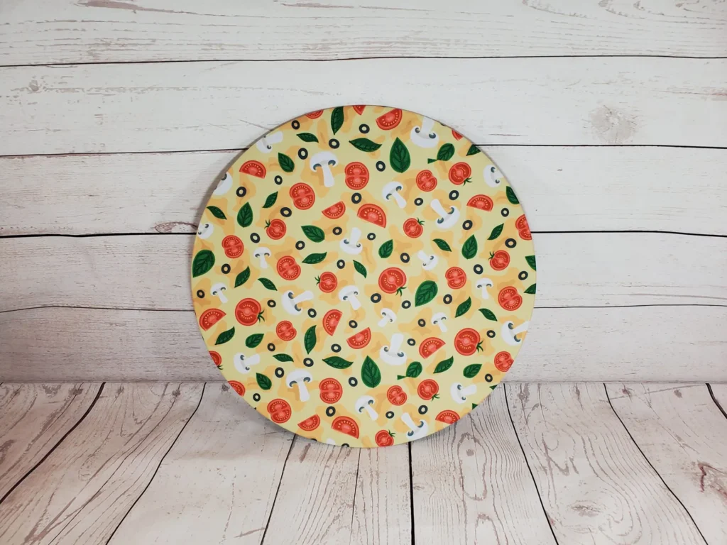 Couvre-bol tôle à pizza sur mesure Taille & Retailles