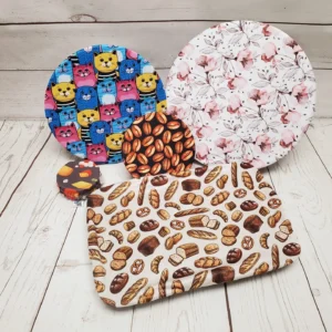 Couvre-bols Taille & Retailles - 5 formats en tissus variés