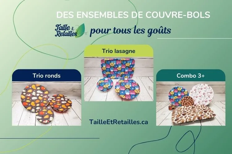Des ensembles de couvre-bols pour tous les goûts