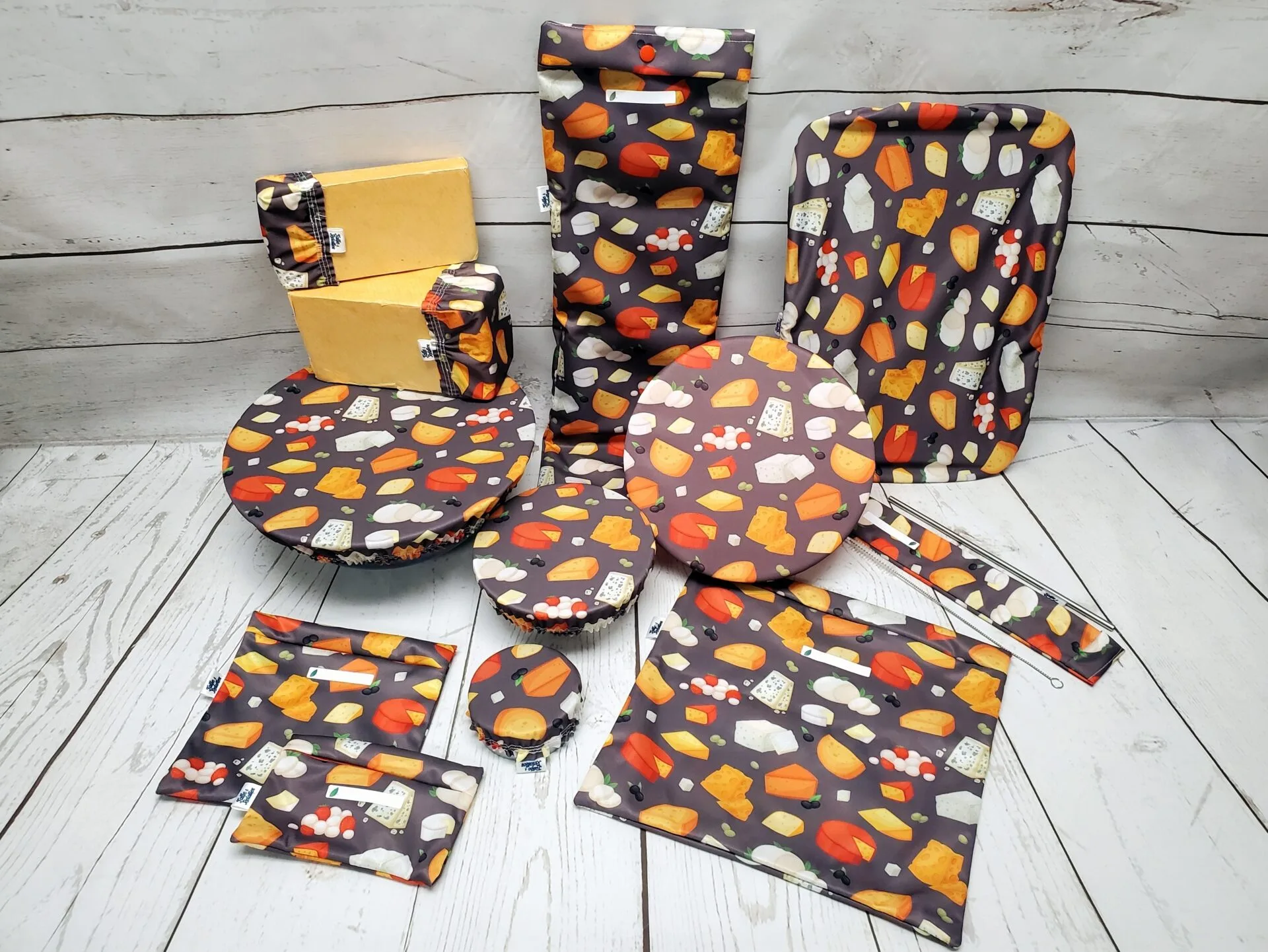 Ensemble de produits Taille & Retailles en tissu Fromages