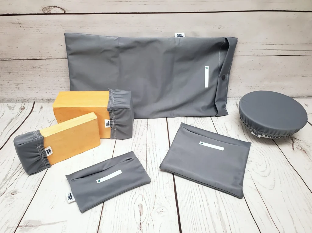 Ensemble de produits Taille & Retailles en tissu Gris souris
