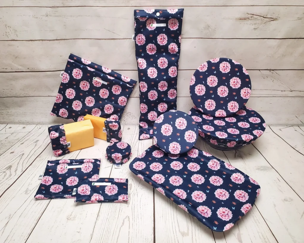 Ensemble de produits Taille & Retailles en tissu Montgolfières