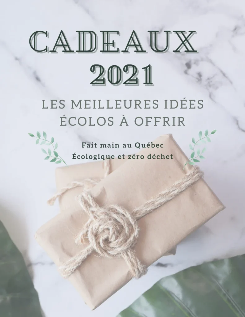 Guide cadeaux écolos 2021 - couverture