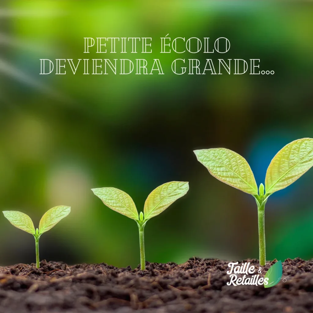 Histoire T&R - écolo depuis très jeune - petite écolo deviendra grande