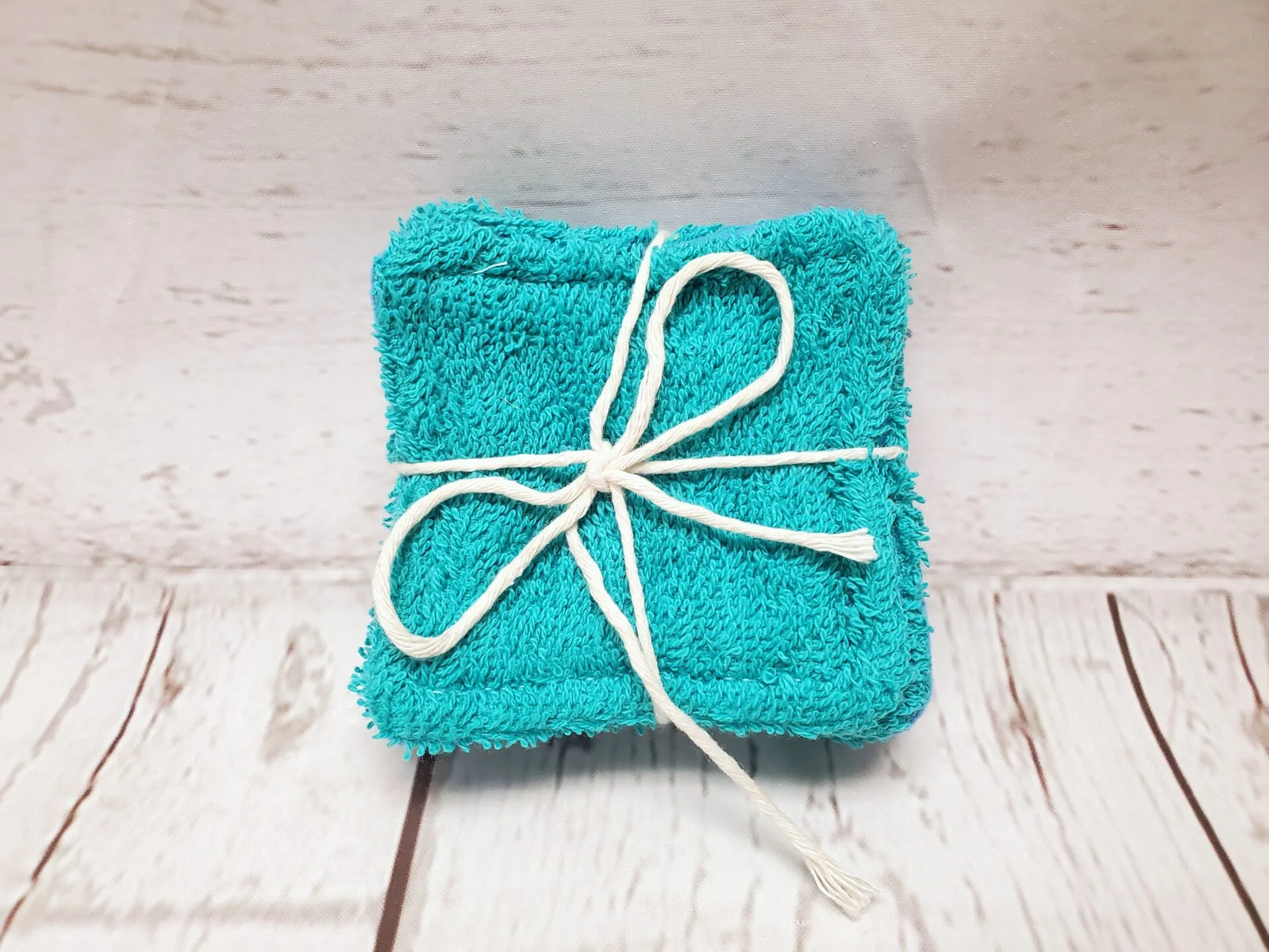 Lingettes démaquillantes lavables et réutilisables – 5 unités – 12. Aqua