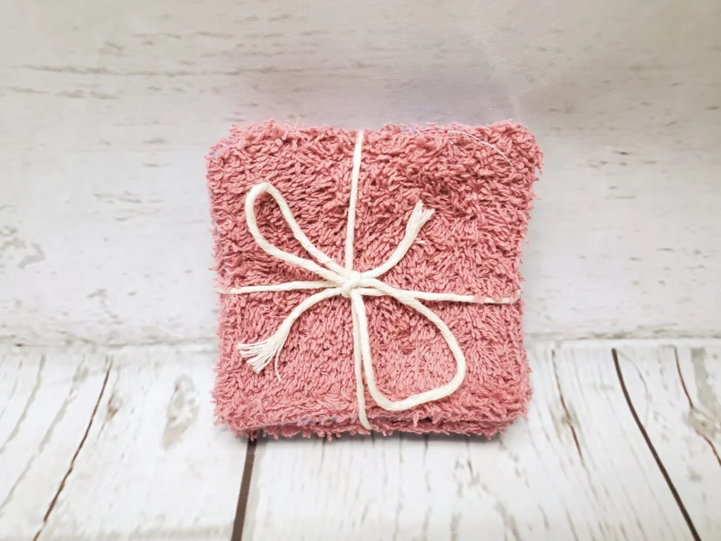 Lingettes démaquillantes Taille & Retailles - Vieux rose