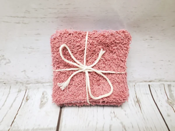 Lingettes démaquillantes Taille & Retailles - Vieux rose