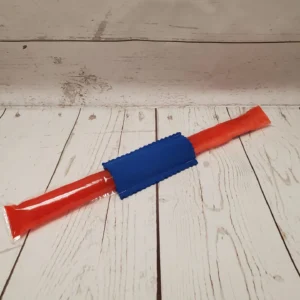 Manchon isolant couvre bâton glacé Taille & Retailles en tissu Bleu Royal