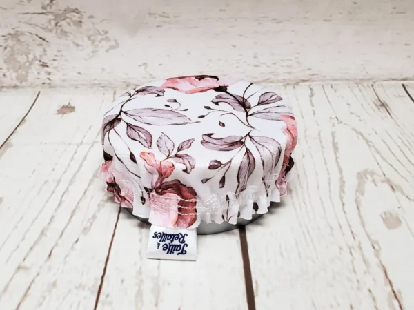 Mini couvre-bol Taille & Retailles en tissu Élégance Florale