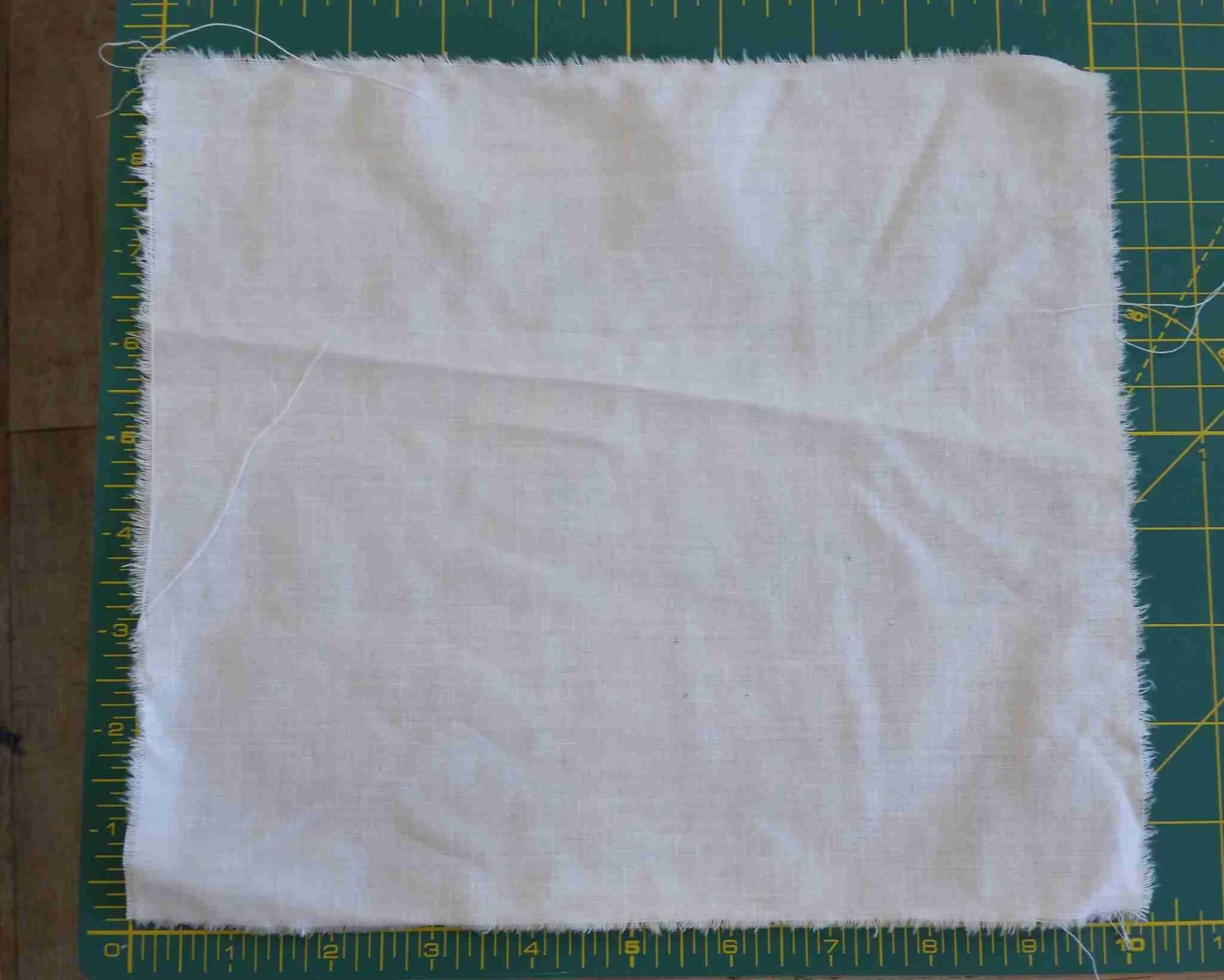 Mouchoirs lavables en tissu tissé - Coupe des pièces