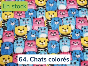 64. Chats colorés