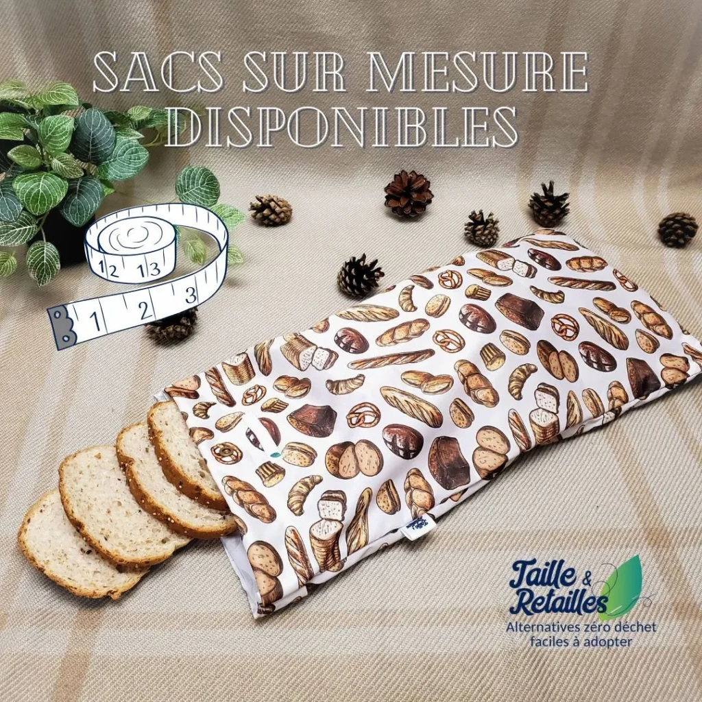 Sac à pain Taille & Retailles - Sur mesure disponible sur commande