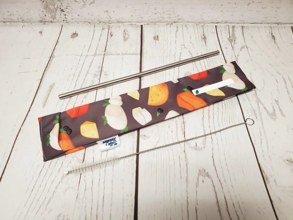 Sac allongé pour paille Taille & Retailles en tissu Fromages