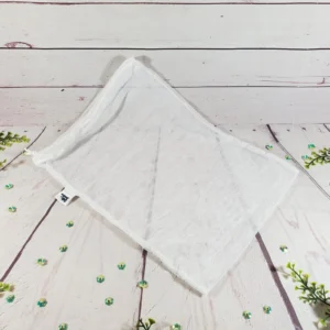 Sac en filet régulier Taille & Retailles en tissu Blanc