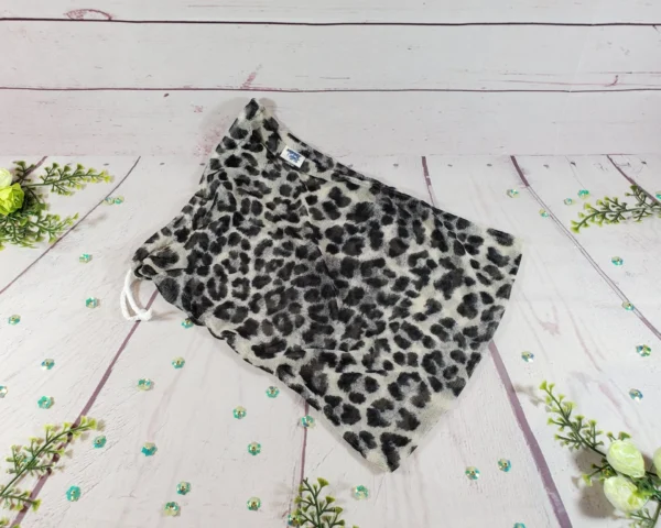 Sac en filet régulier Taille & Retailles en tissu Léopard