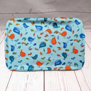 Couvre-bol rectangulaire (lasagne) Taille & Retailles en tissu Festin d'oiseaux