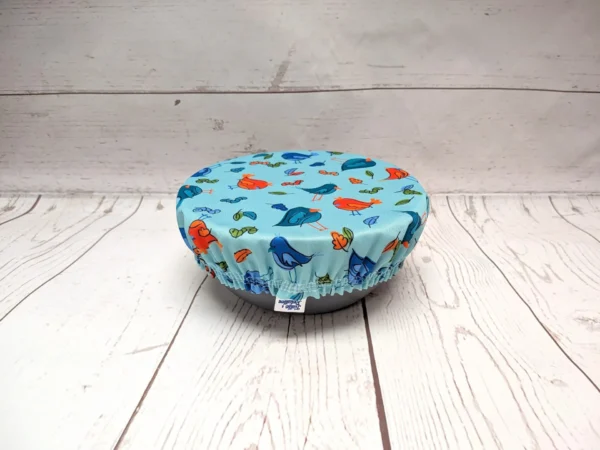Moyen couvre-bol Taille & Retailles en tissu Festin d'oiseaux